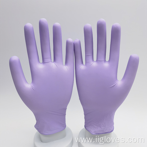 Purple Exam Gloves Pink Purple Safety Box Gloves